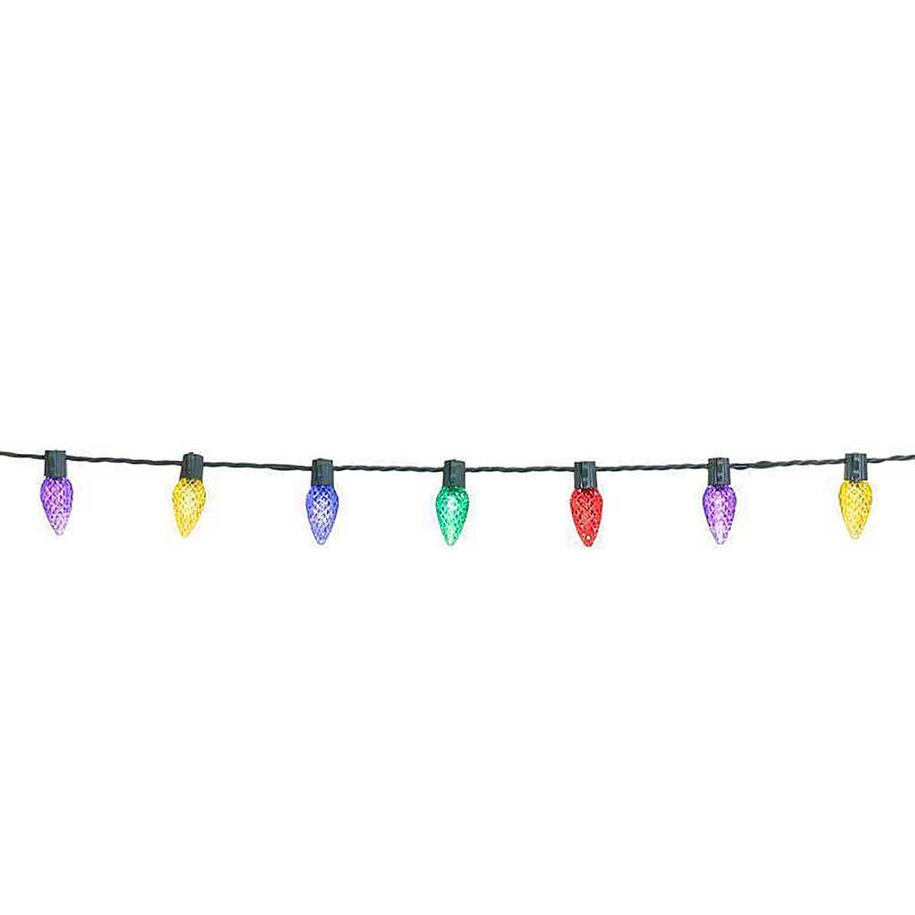 Celebrations - 11-06016A - Classic LED C9 Multicolored 25 CT String Christmas Lights 16 Ft.