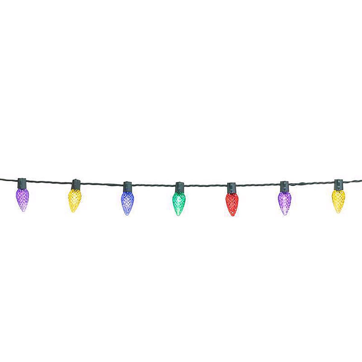 Celebrations - 11-06016A - Classic LED C9 Multicolored 25 CT String Christmas Lights 16 Ft.