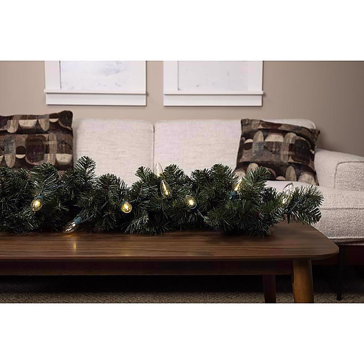 Celebrations - 11-06017A - Classic LED C9 Warm White 25 CT String Christmas Lights 16 Ft.