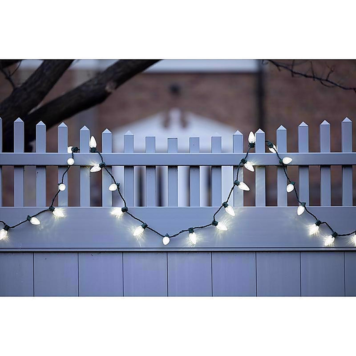 Celebrations - 11-06020A - Classic LED C9 Pure White 75 CT String Christmas Lights 49 Ft.