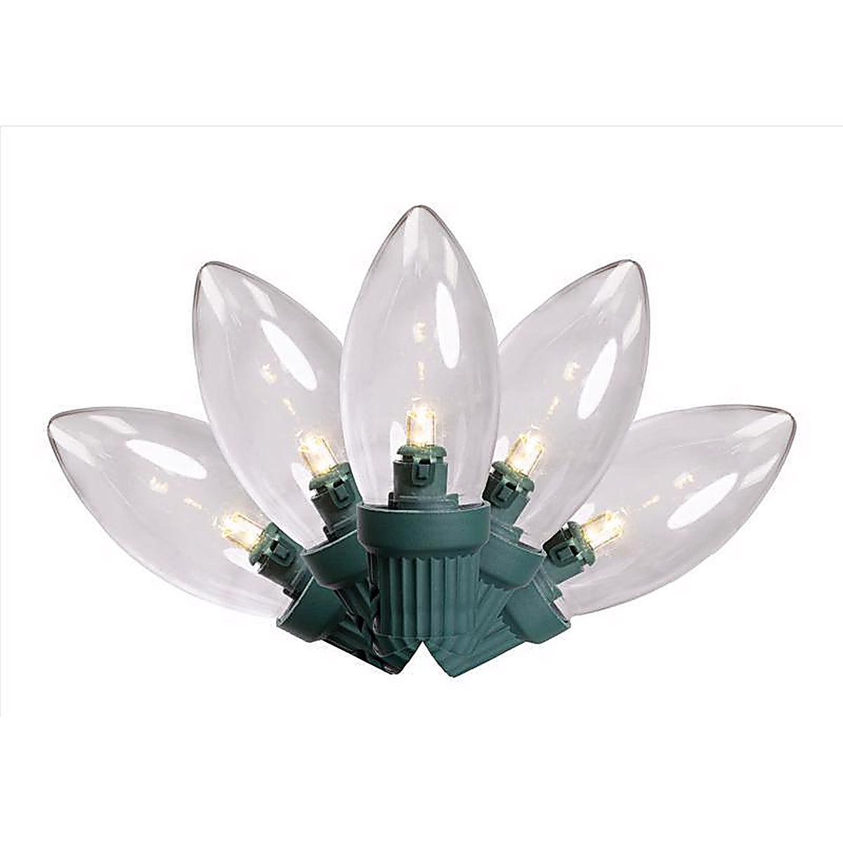 Celebrations - 11-06022A - Classic LED C9 Warm White 75 CT String Christmas Lights 49 Ft.