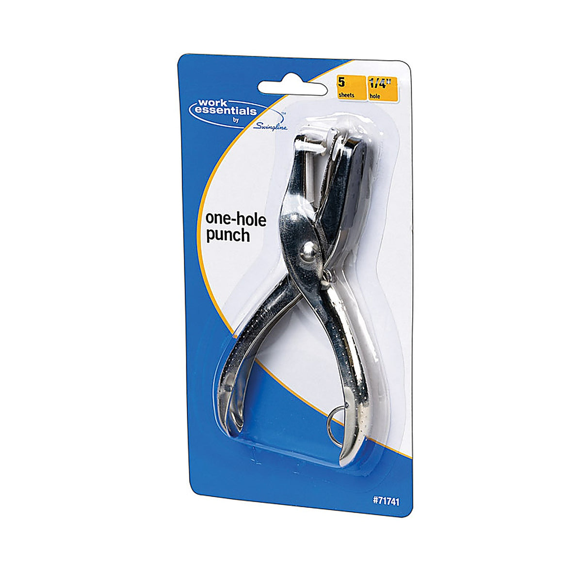 Swingline - A7074005B - Work Essentials 5 Sheet Capacity Single Hole Paper Punch Silver