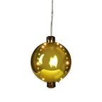 Celebrations - 23-12000A - LED Gold Snow Fall Ornament 4 In. Hanging Decor