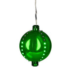 Celebrations - 23-12001A - LED Green Snow Fall Ornament 4 In. Hanging Decor