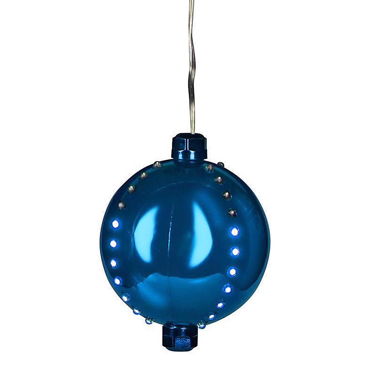 Celebrations - 23-12004A - LED Blue Snow Fall Ornament 4 In. Hanging Decor