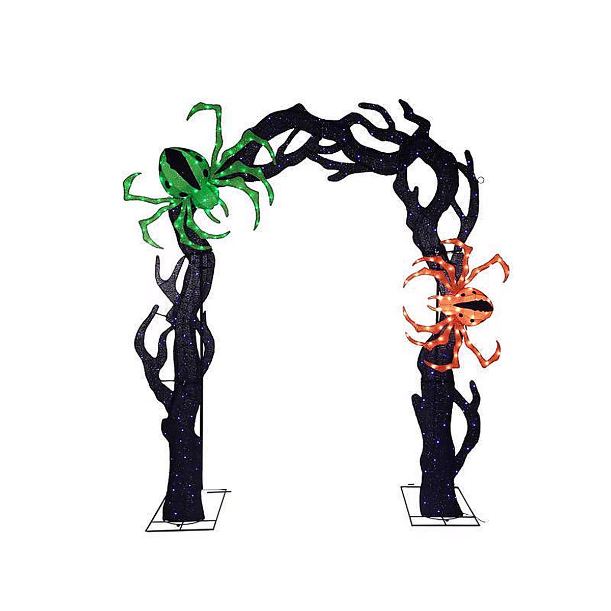 Celebrations - 14-02013A - Halloween 98 In. Eerie Tree Arch with 2 Spiders Halloween Decor