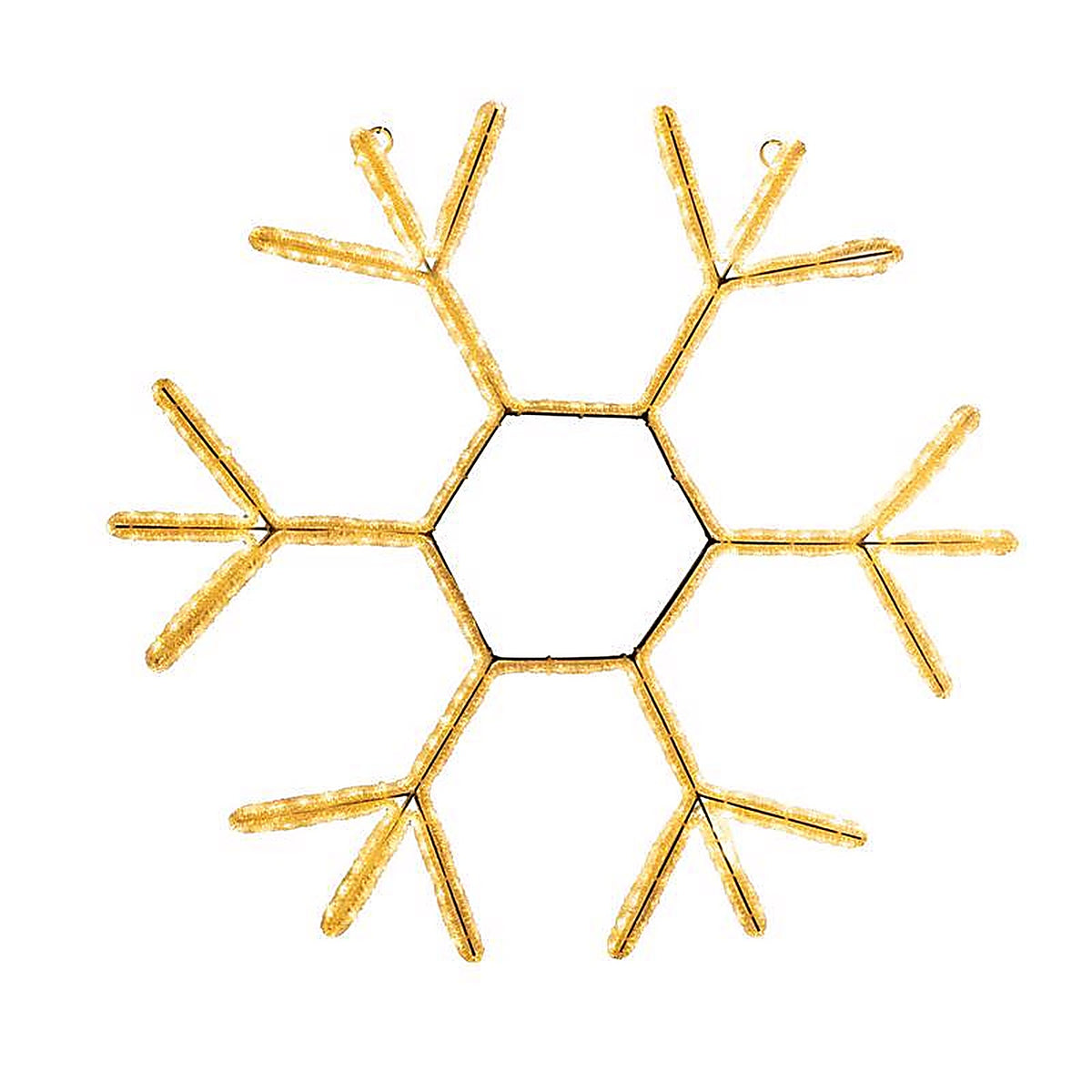 Celebrations - 14-03047A - LED Warm White Crystal Snowflake 23 In. Hanging Decor
