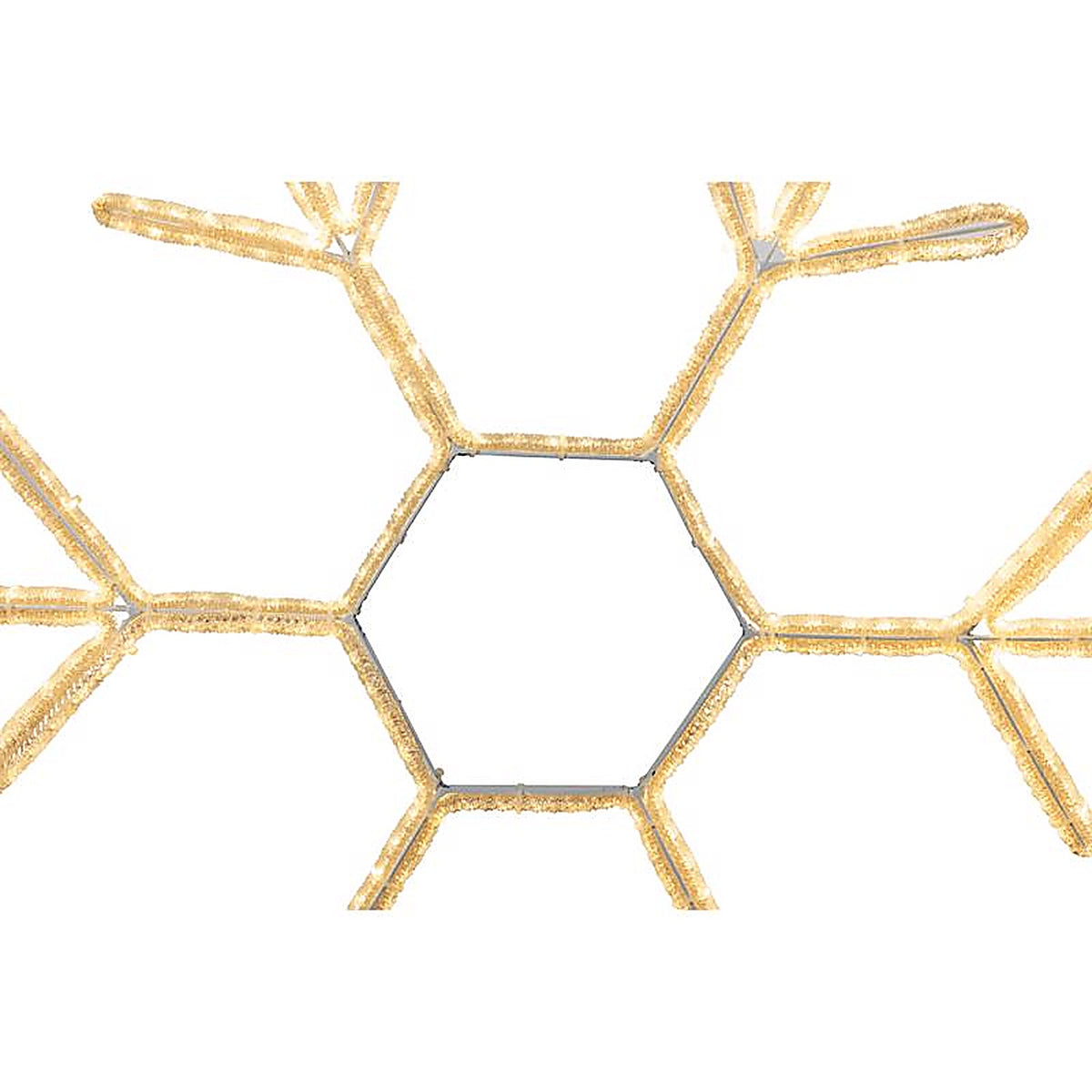 Celebrations - 14-03047A - LED Warm White Crystal Snowflake 23 In. Hanging Decor