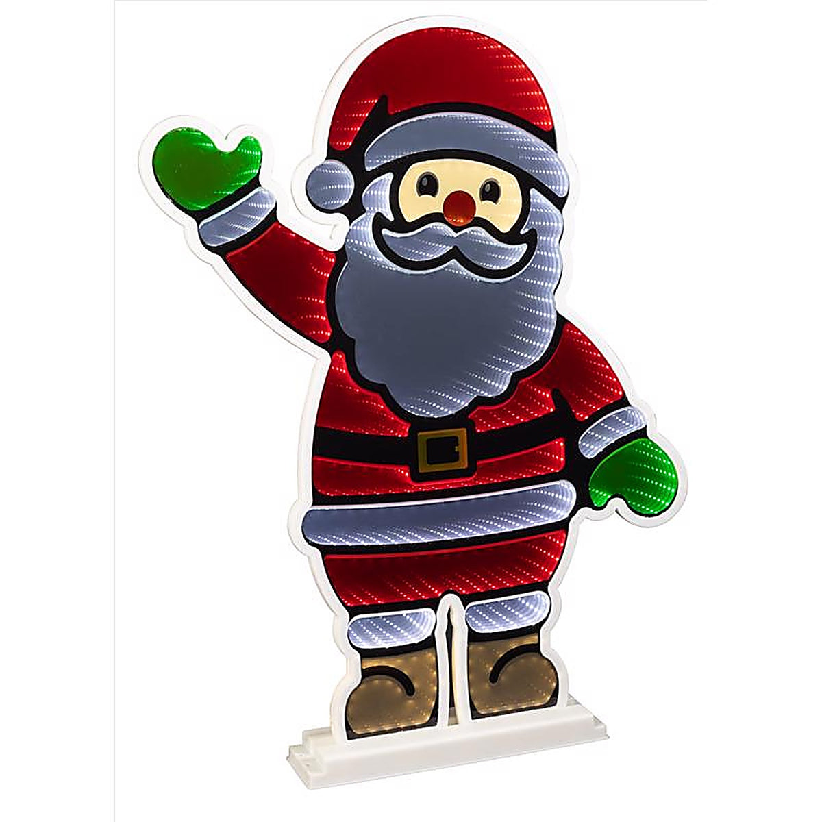 Celebrations - 22-09000A - LED Infinity Santa 30 In. Yard Decor
