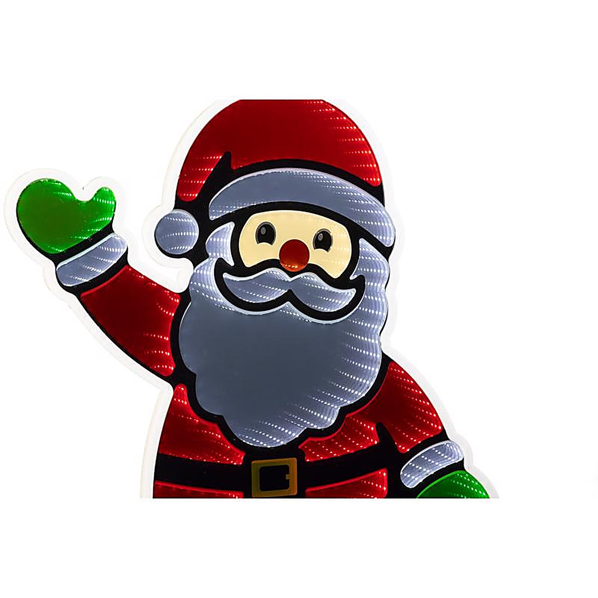 Celebrations - 22-09000A - LED Infinity Santa 30 In. Yard Decor