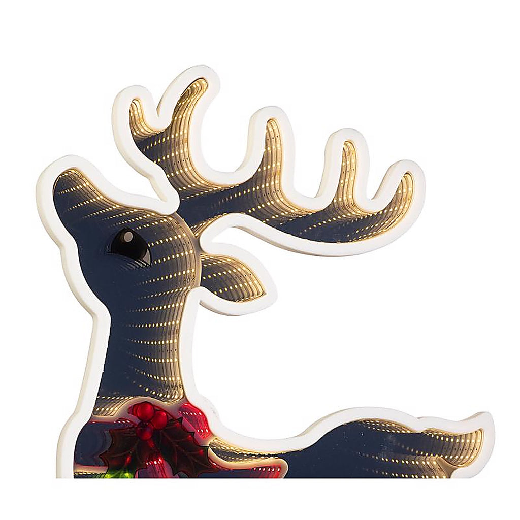 Celebrations - 22-09001A - LED Infinity Heads-Up Deer 30 In. Yard Decor
