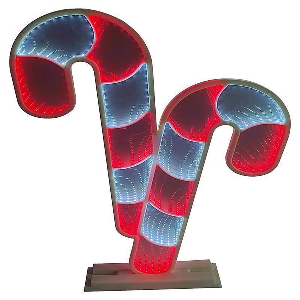Celebrations - 22-09008A - LED Infinity Candy Cane 30 In. Yard Decor