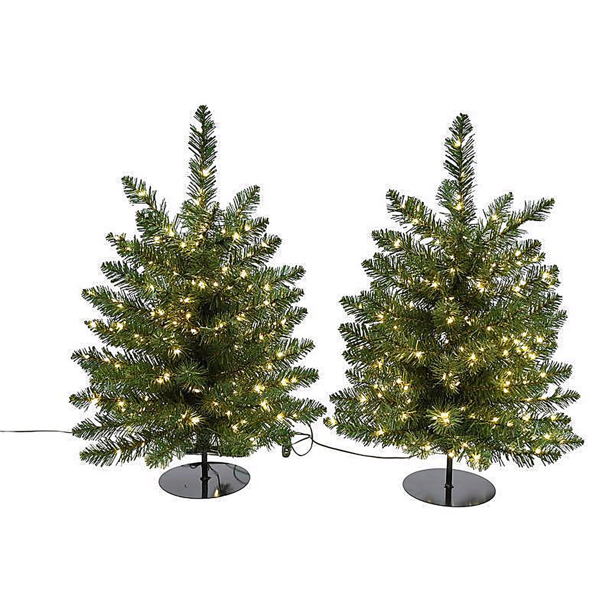 Celebrations - 24-01017A - LED Warm White Walkway Cascade 24 In. Christmas Tree