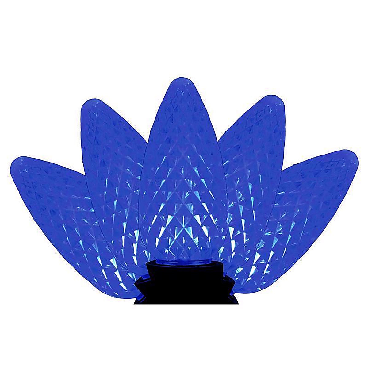Holiday Bright Lights - 04-02011A - LED Ps C9 Blue 25 CT Christmas Light Bulbs