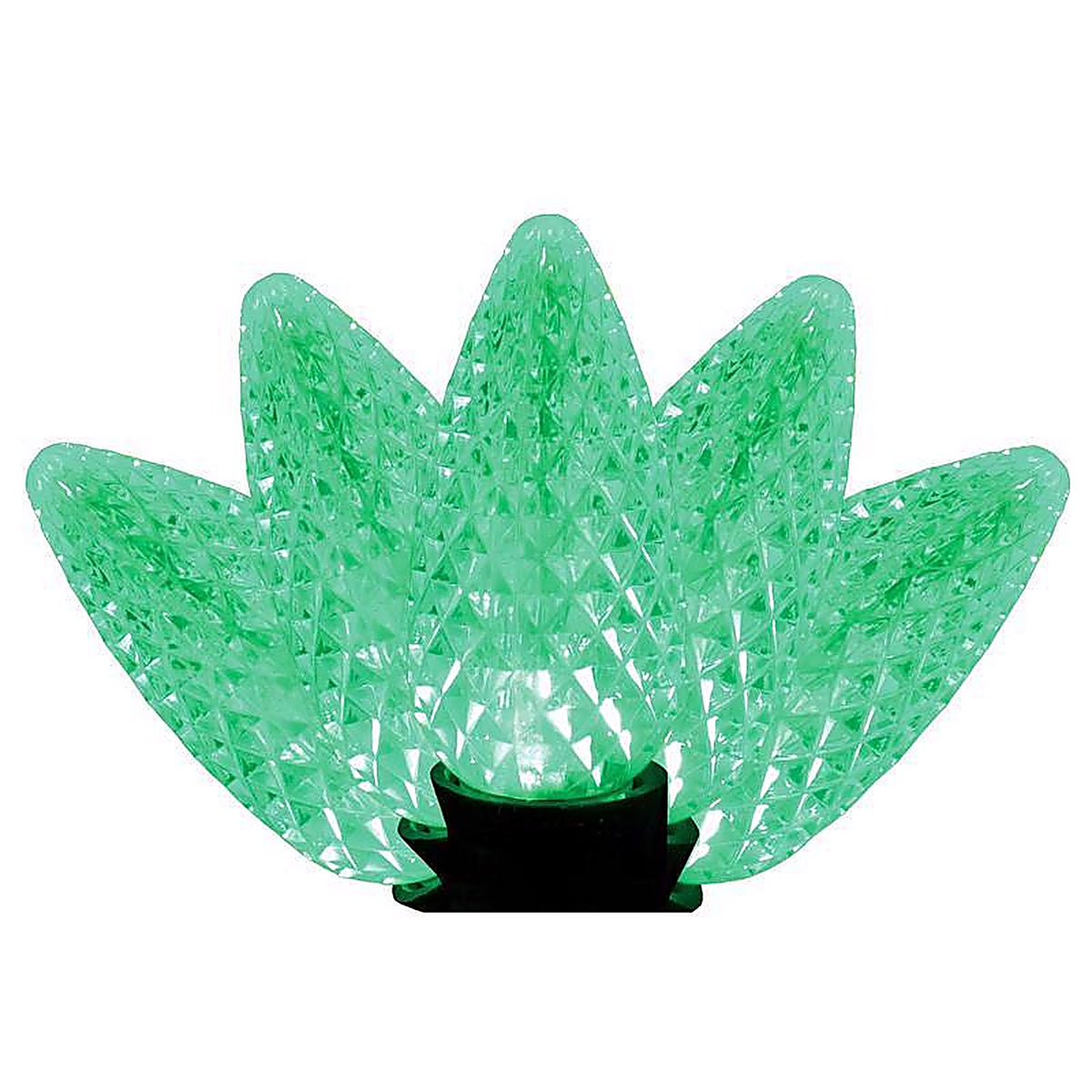 Holiday Bright Lights - 04-02013A - LED Ps C9 Green 25 CT Christmas Light Bulbs
