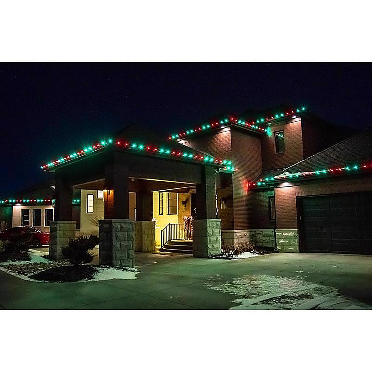Holiday Bright Lights - 04-02013A - LED Ps C9 Green 25 CT Christmas Light Bulbs