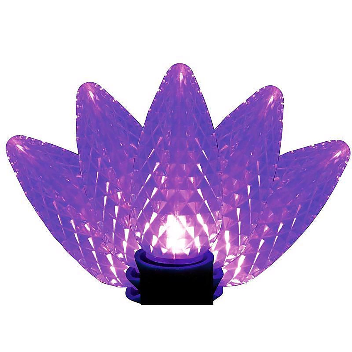 Holiday Bright Lights - 04-02017A - LED Ps C9 Purple 25 CT Christmas Light Bulbs