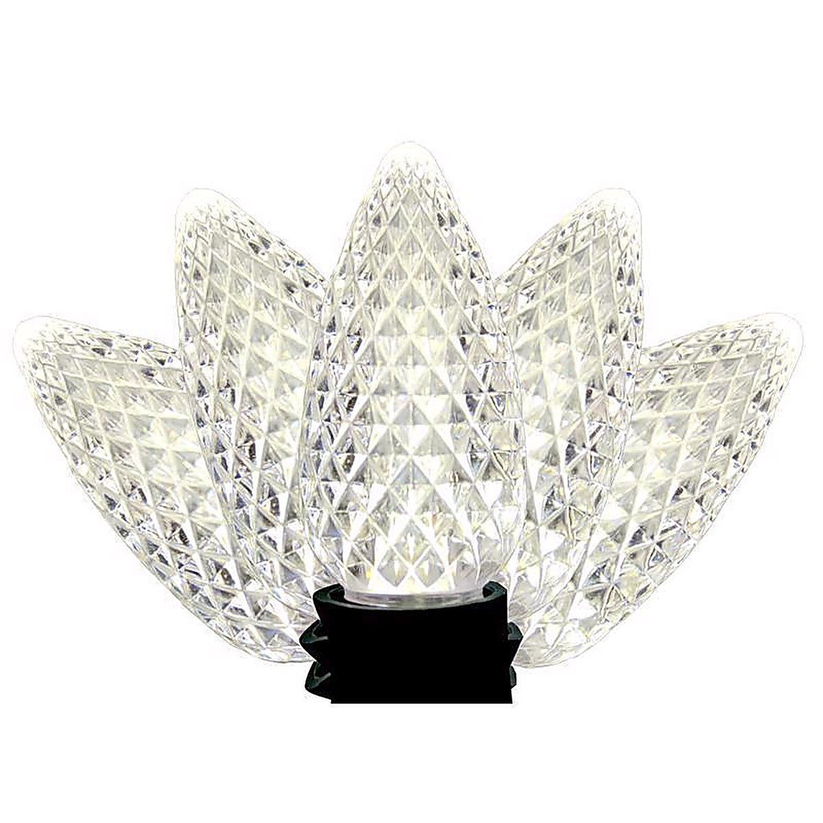 Holiday Bright Lights - 04-02018A - LED Ps C9 Pure White 25 CT Christmas Light Bulbs