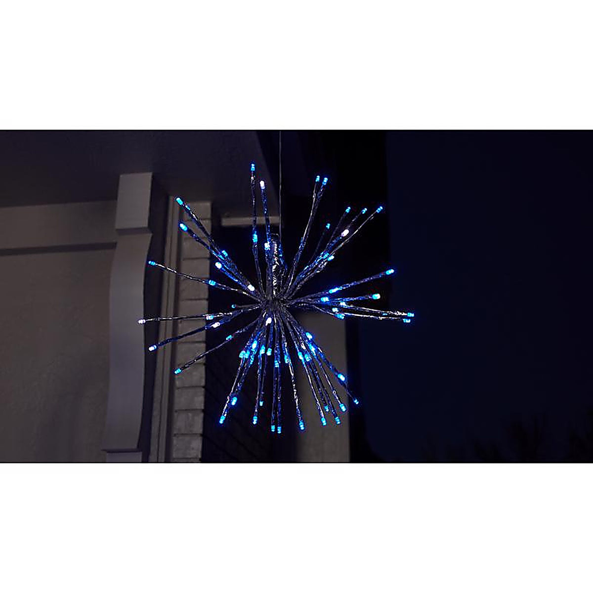 Celebrations - 23-09007A - Blue/Pure White 3 In1 Radiant Blast 16 In. Pathway Decor