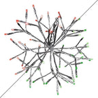 Celebrations - 23-10012A - LED Green/Red Shimmering Sphere 20 In. Hanging Decor