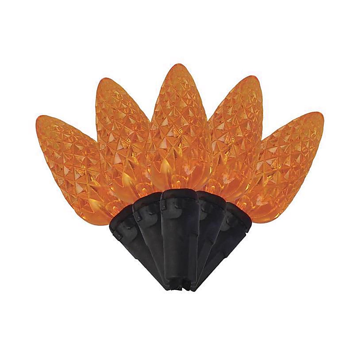 Celebrations - 11-04025A - Orange 100 CT LED Anti Flicker String Lights