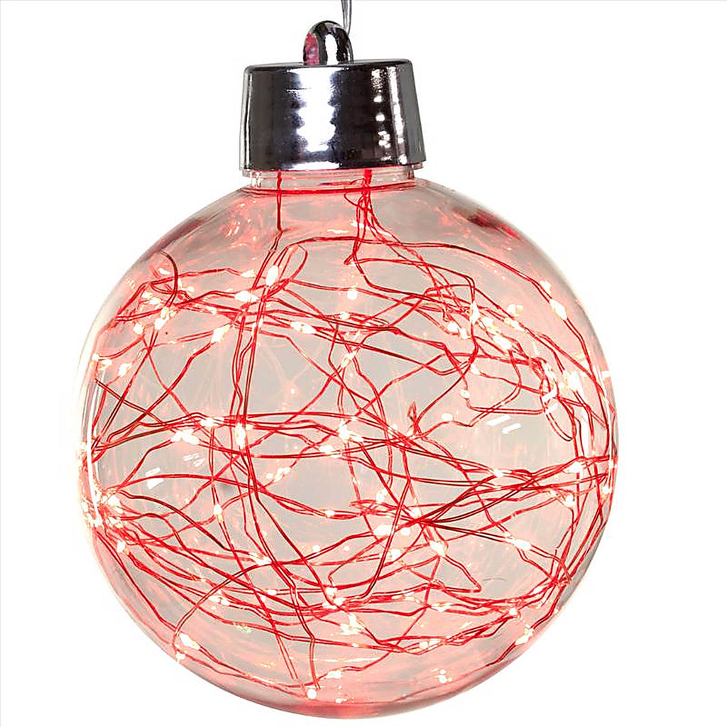 Celebrations - 23-14001A - LED Rgww Globe Ornament 6 In. Hanging Decor
