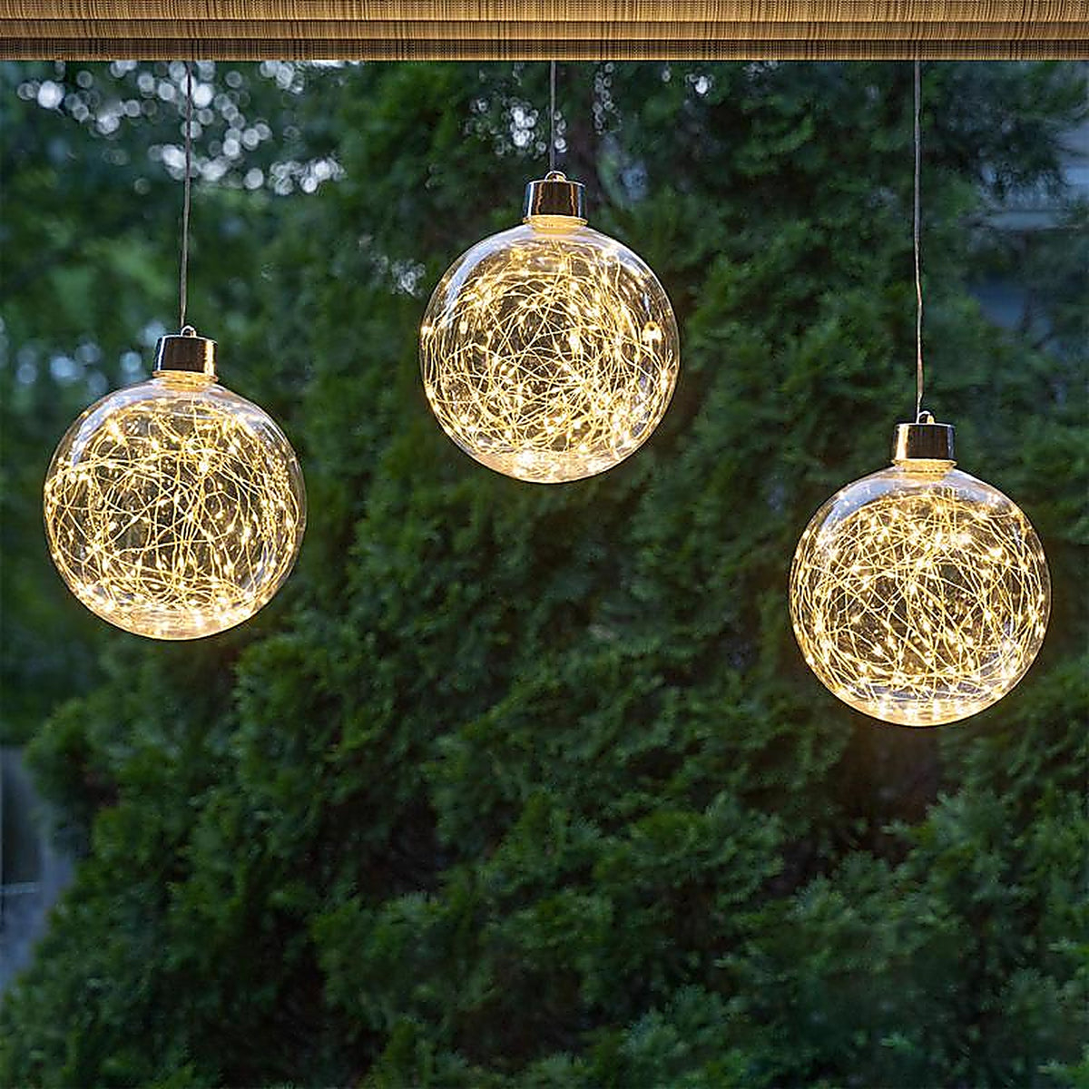 Celebrations - 23-14002A - LED Warm White Globe Ornament 8 In. Hanging Decor