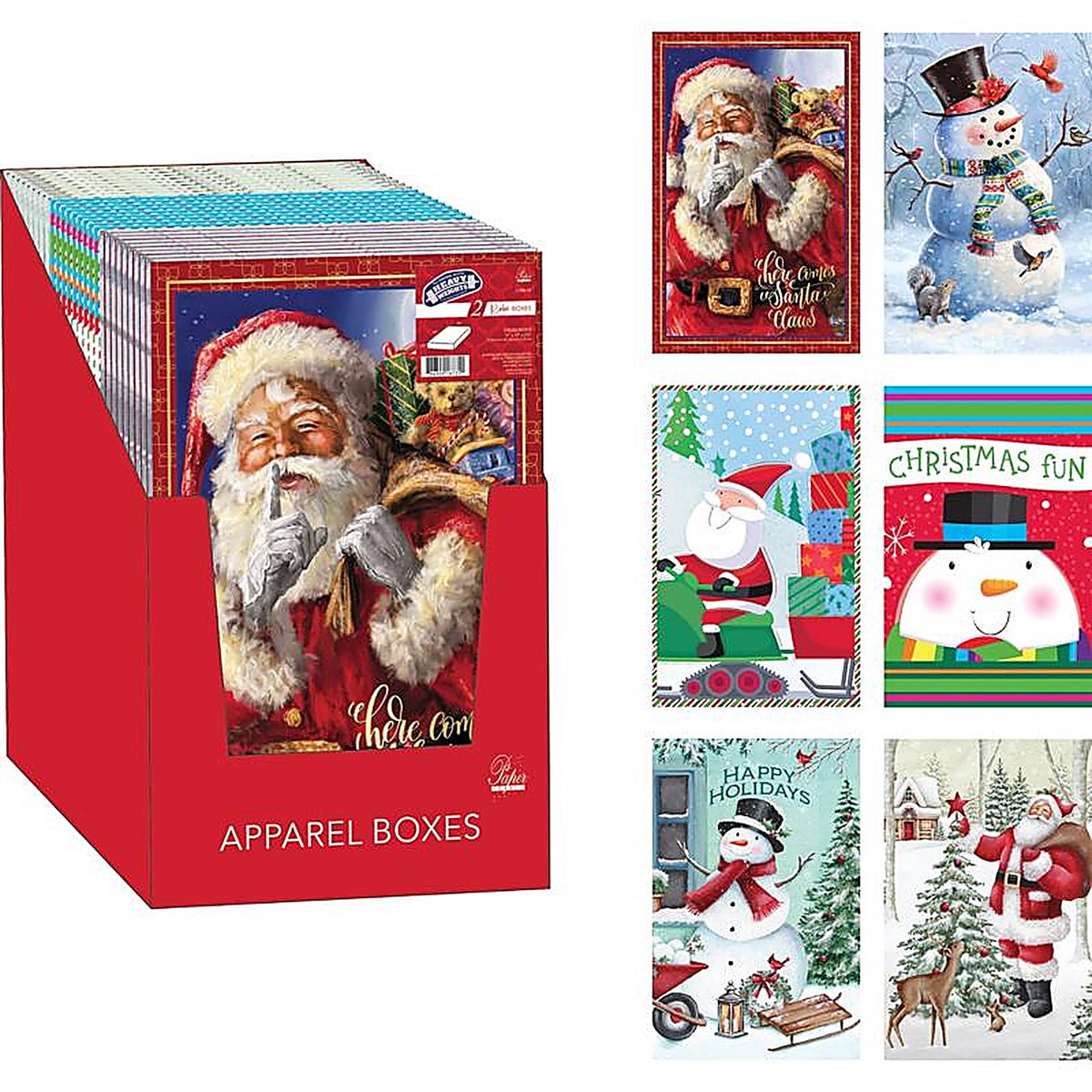 Paper Images - C27RBACD-8 - Assorted Holiday Robe Gift Boxes