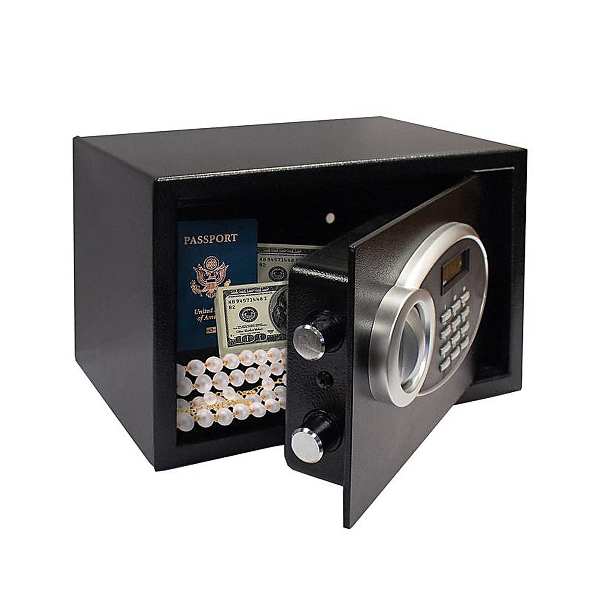 Lucky Line - 65401 - Digital Lock Black Electronic Safe