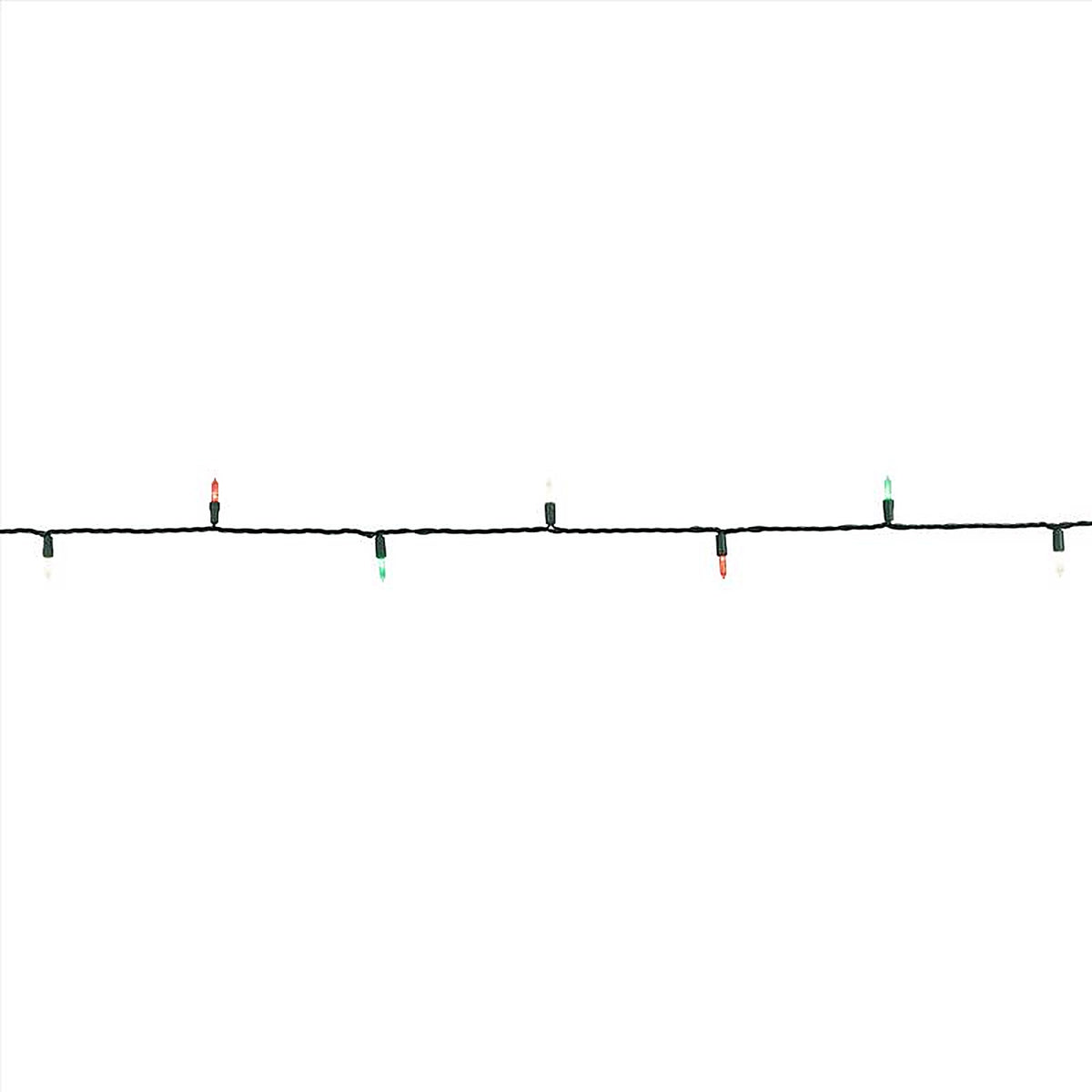 Celebrations - 11-09029A - Platinum LED T5 Red/Green/Pure White 50 CT String Christmas Lights