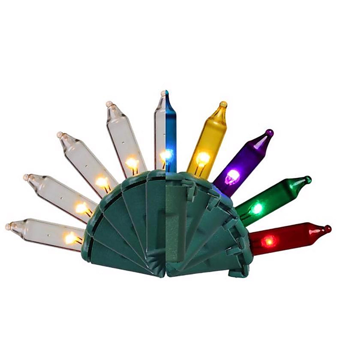 Celebrations - 11-14064A - LED T5 Multicolored/Warm White 5 CT Replacement Christmas Light Bulbs