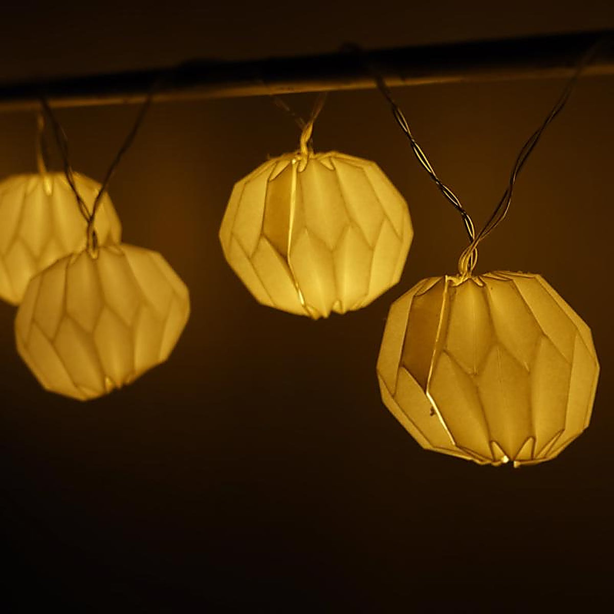 Alpine - COR316-10 - Warm White 10 CT LED Pumpkin String Lights