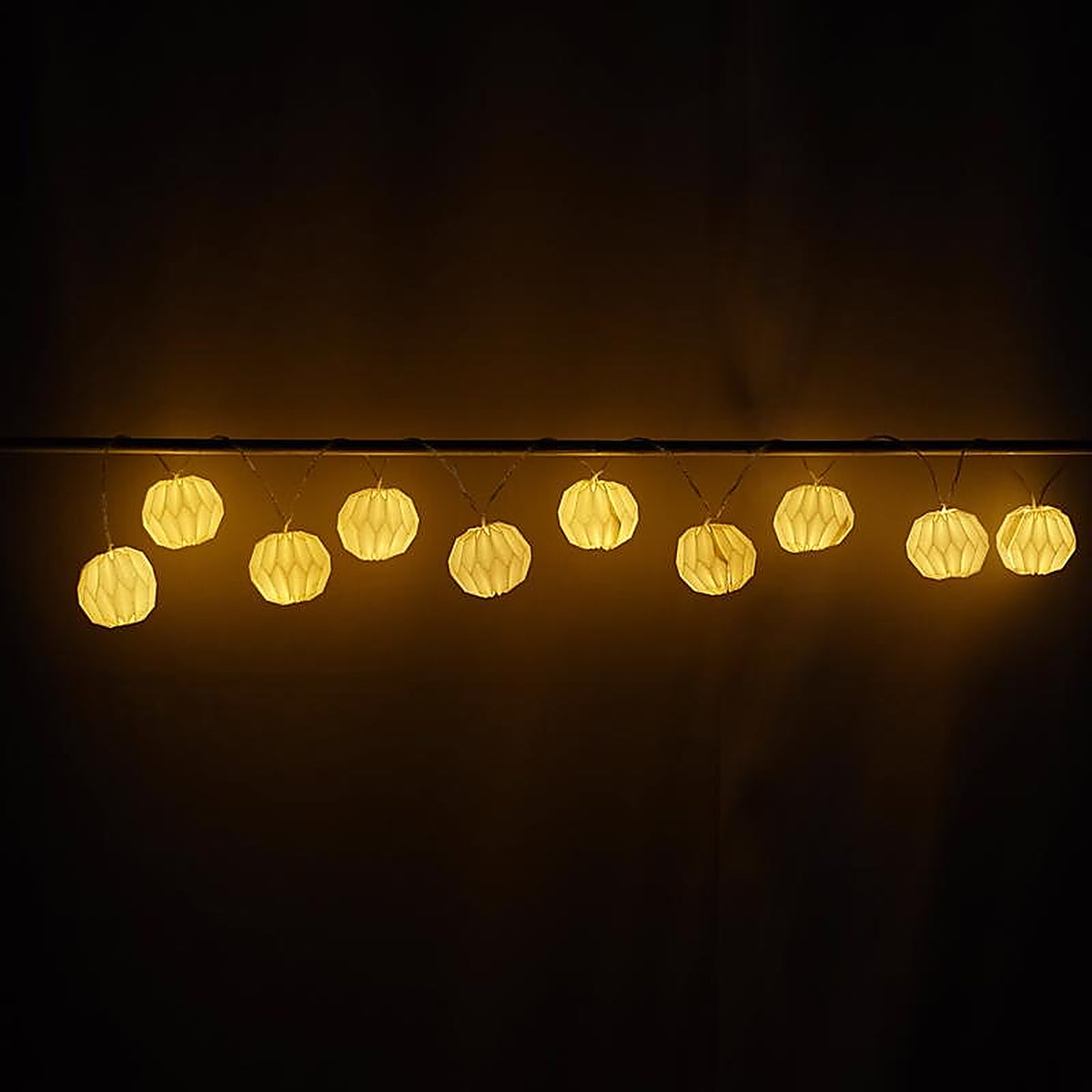 Alpine - COR316-10 - Warm White 10 CT LED Pumpkin String Lights