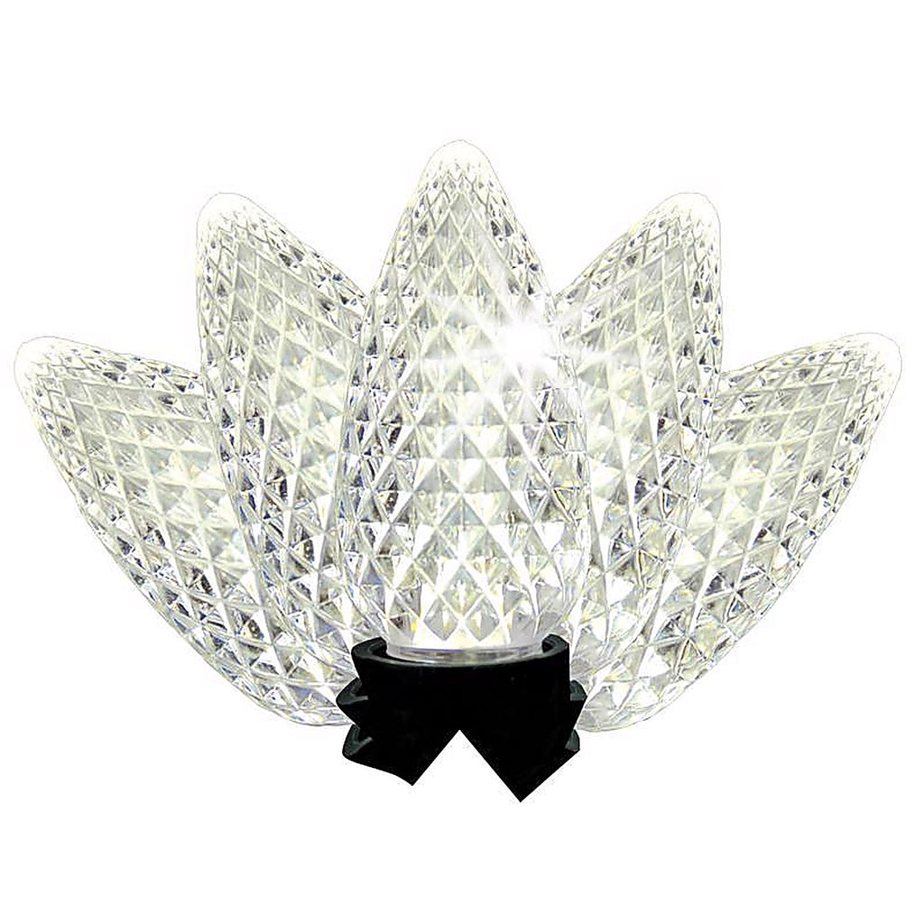 Celebrations - 04-02029A - LED C9/5mm Pure White Replacement Christmas Light Bulbs