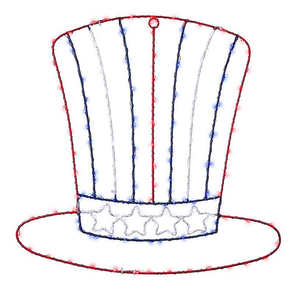 Celebrations - 14-03035A - Patriotic Silhouette Window Decor Metal 1 Pack