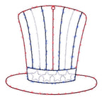 Celebrations - 14-03035A - Patriotic Silhouette Window Decor Metal 1 Pack