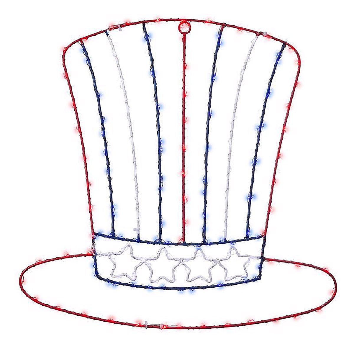 Celebrations - 14-03035A - Patriotic Silhouette Window Decor Metal 1 Pack