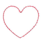 Celebrations - 14-03027A - Heart Silhouette Window Decor Metal 1 Pack