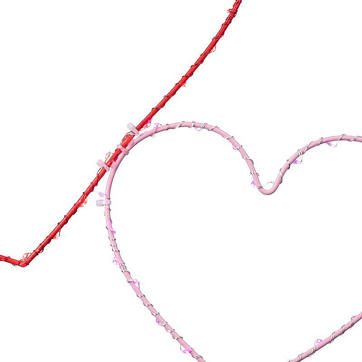 Celebrations - 14-03026A - Double Heart Silhouette Window Decor Metal 1 Pack