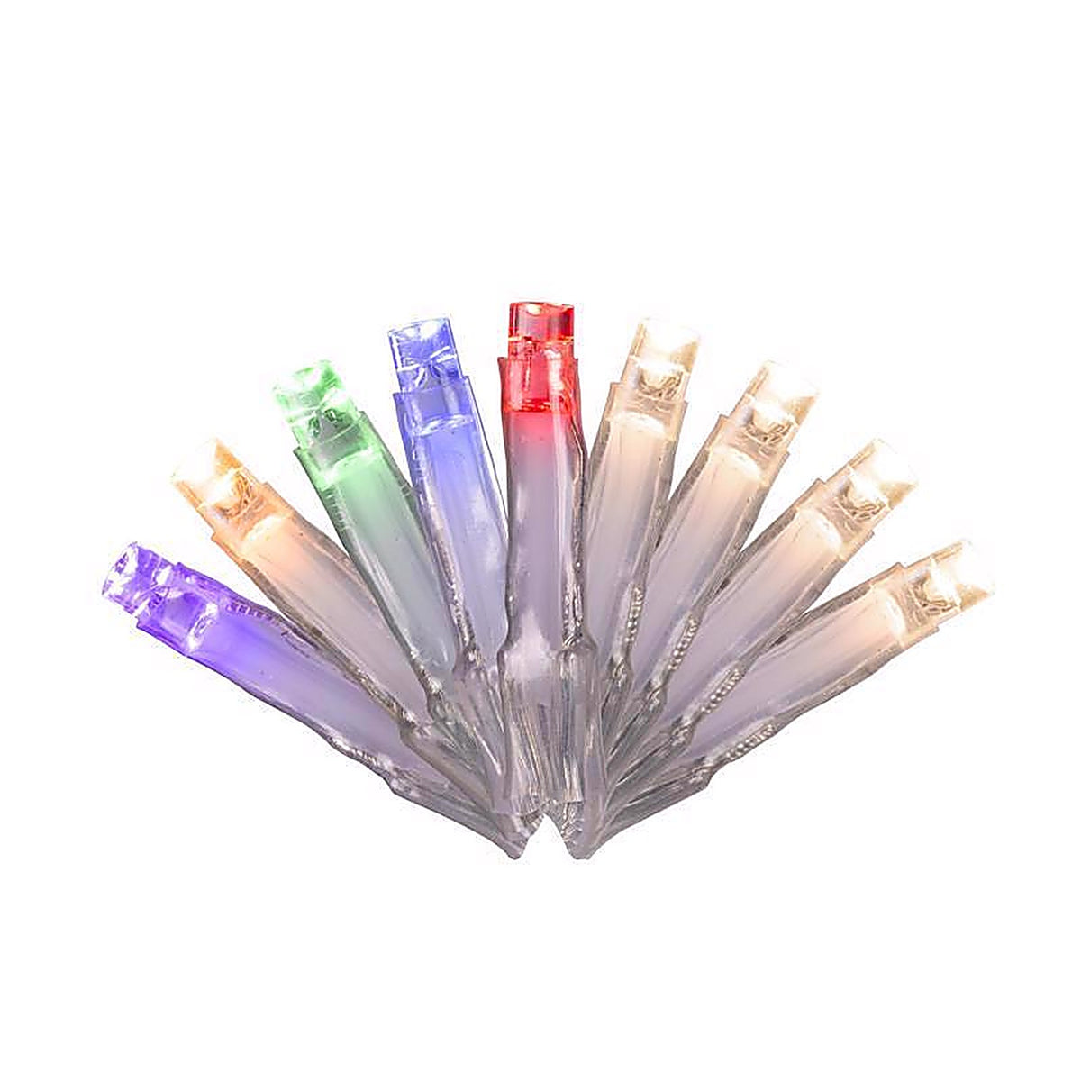 Celebrations - 21-05000A - LED Rice Multicolored/Warm White 200 CT Icicle Christmas Lights