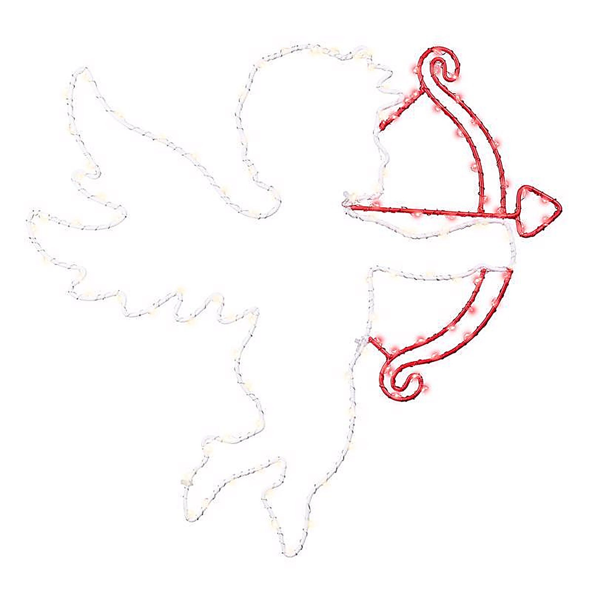 Celebrations - 14-03028A - Cupid Silhouette Window Decor Metal 1 Pack