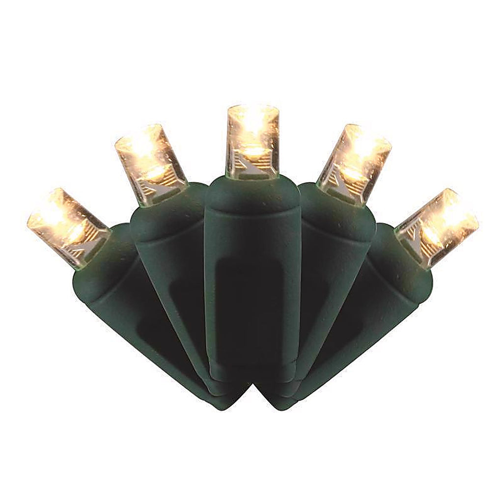 Celebrations - 11-01156A - LED Grand Mini Warm White 50 CT String Christmas Lights 25 Ft.