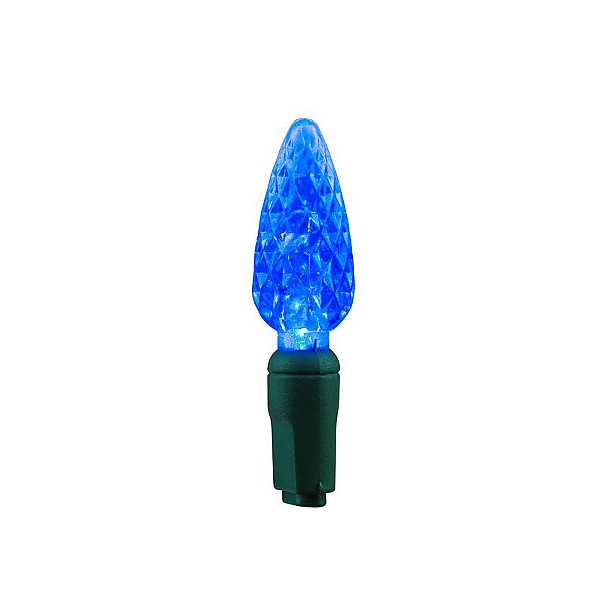 Celebrations - 04-07003A - LED C6 Blue String Christmas Light Bulbs