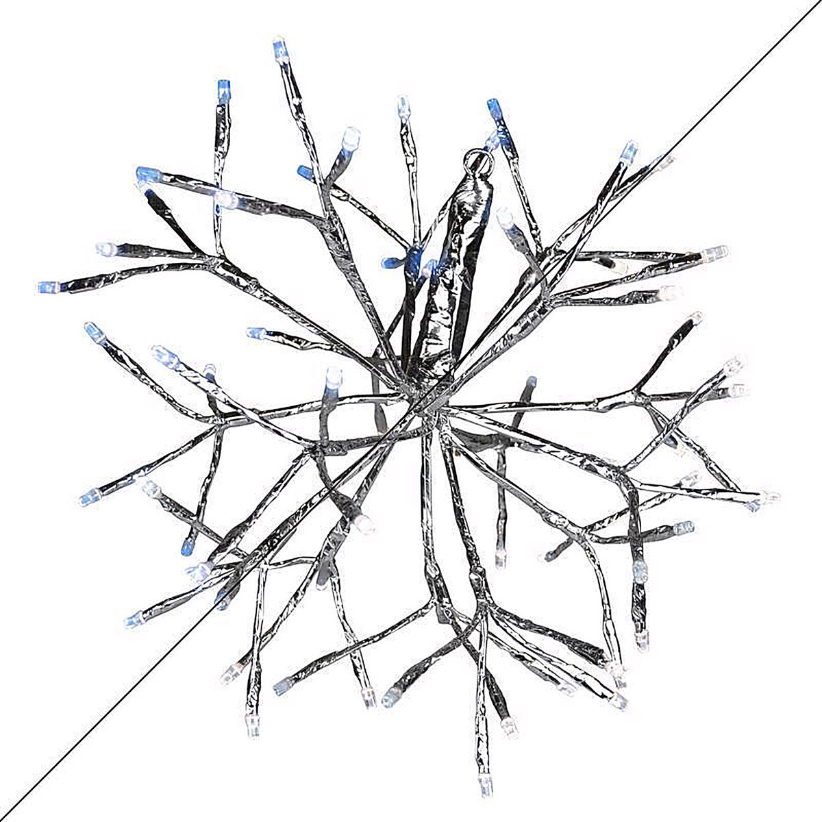 Celebrations - 23-10013A - LED Blue/Pure White Shimmering Sphere 20 In. Hanging Decor