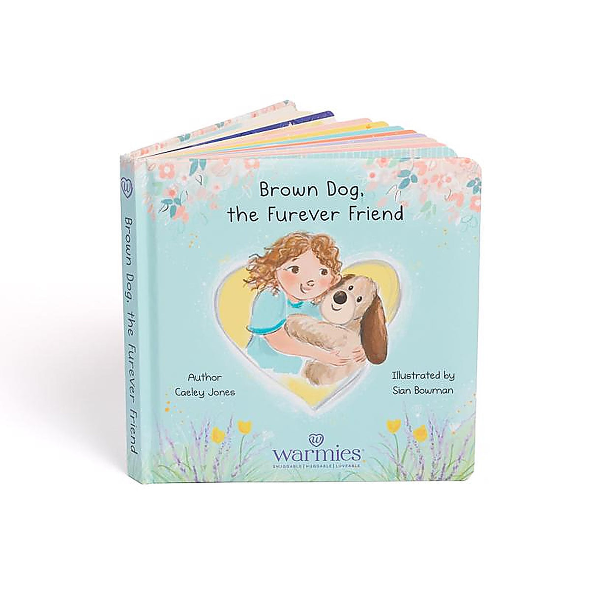 Warmies - BK-DOG1-BB - Brown Dog the Furever Friend Board Book