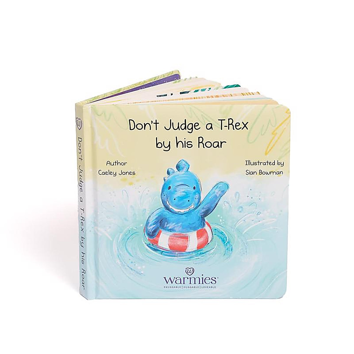 Warmies - BK-TREX1-BB - Dont Judge a T-Rex by His Roar Board Book