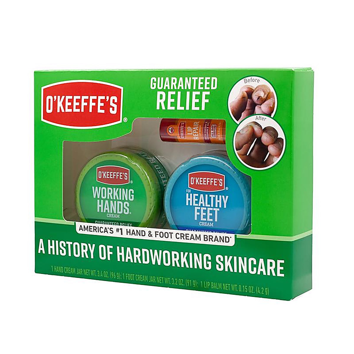 Okeeffes - 114414 - Unscented Scent Gift Collection 1 Box 3 Pack