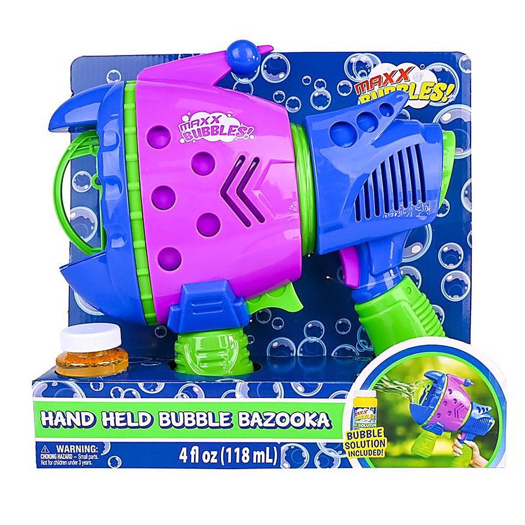 Maxx Bubbles - 470548 - Handheld Bubble Bazooka Multicolor