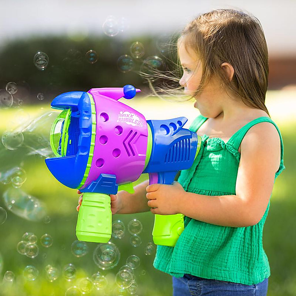 Maxx Bubbles - 470548 - Handheld Bubble Bazooka Multicolor