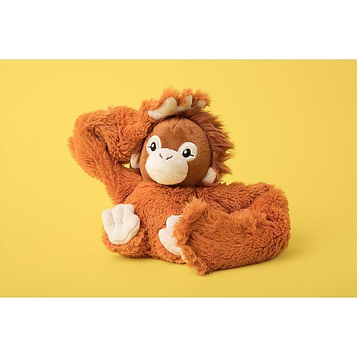 Hugimals World - HUG041OR - Hugarounds Ollie the Orangutan Weighted Neck and Shoulder Wrap Orange
